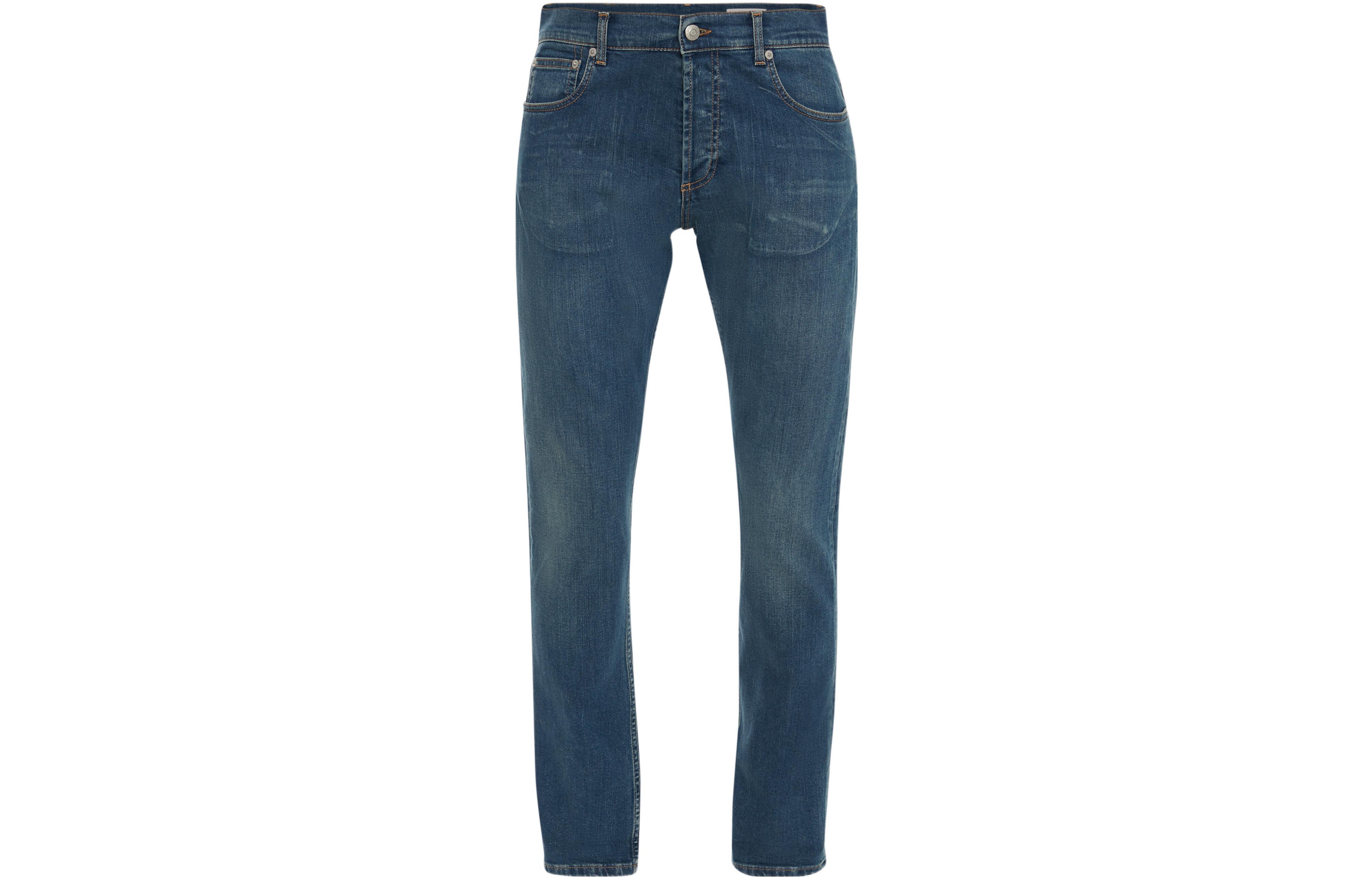 Order Alexander McQueen FW22 Slim Fit Jeans Azul Sólido 666650-QTY34-4001