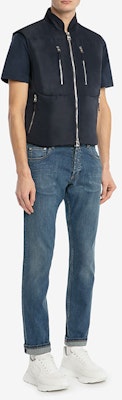 Alexander McQueen FW22 Slim Fit Jeans Azul Sólido 666650-QTY34-4001 Purchase Alexander McQueen FW22 Slim Fit Jeans Azul Sólido 666650-QTY34-4001