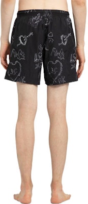 알렉산더 맥퀸 FW22 올오버 프린트 캐주얼 반바지 블랙 7113014419Q1078 Lookbook 알렉산더 맥퀸 FW22 올오버 프린트 캐주얼 반바지 블랙 7113014419Q1078