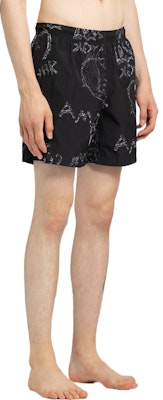 알렉산더 맥퀸 FW22 올오버 프린트 캐주얼 반바지 블랙 7113014419Q1078 Shop 알렉산더 맥퀸 FW22 올오버 프린트 캐주얼 반바지 블랙 7113014419Q1078