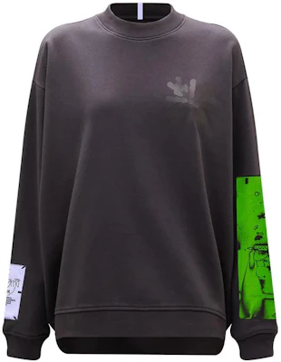 Alexander McQueen FW22 Black Graphic Print Crewneck Sweatshirt Unisex Long Sleeve 639174-RQJ43-1000 Buy Alexander McQueen FW22 Black Graphic Print Crewneck Sweatshirt Unisex Long Sleeve 639174-RQJ43-1000