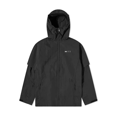 Alexander McQueen FW22 Black Letter Logo Zip Hoodie Jacket 695941-RRA17-1000