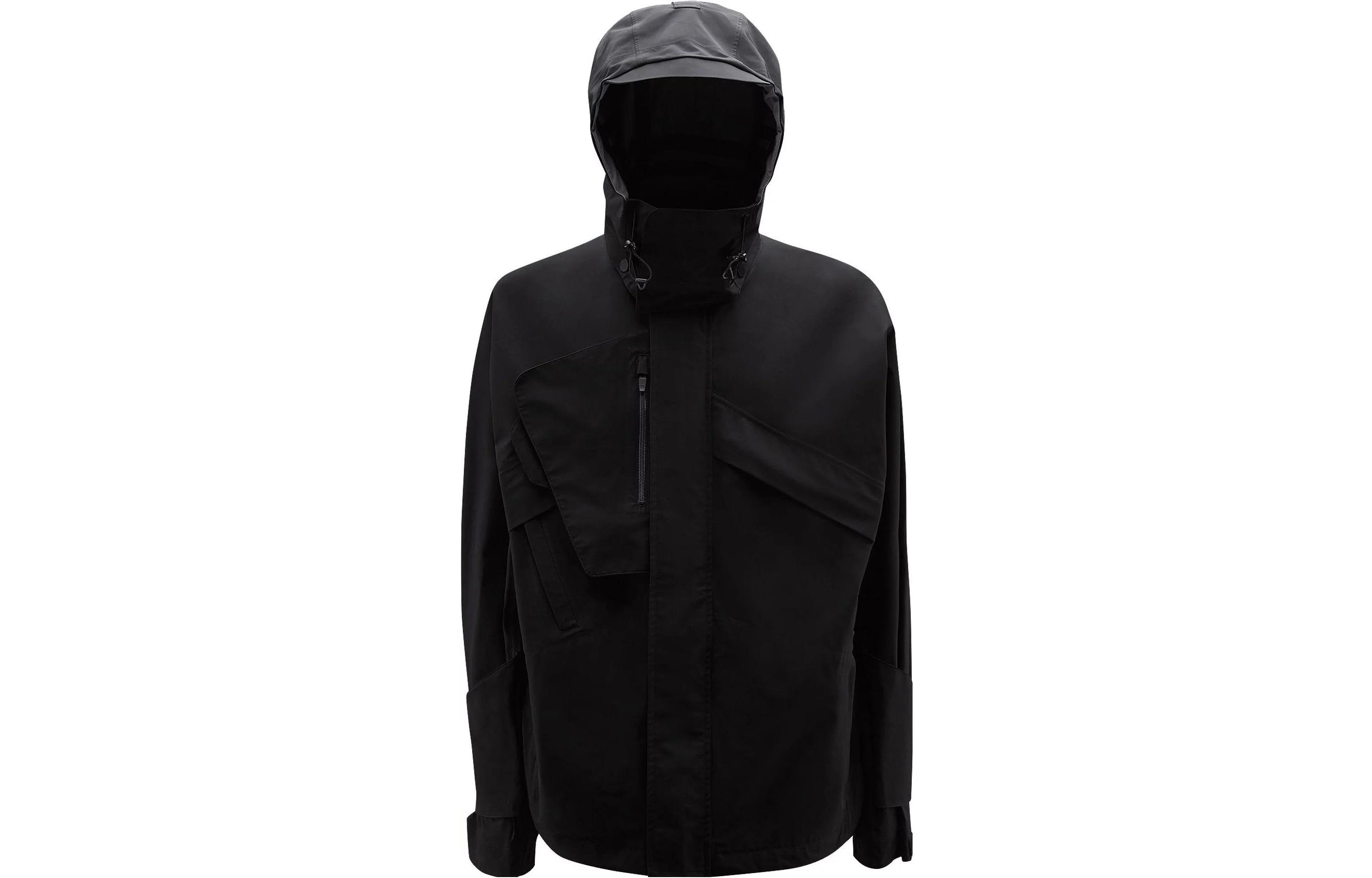 Alexander McQueen FW22 Black Solid Zip-Up Hoodie Jacket 638410RQQ07-1000