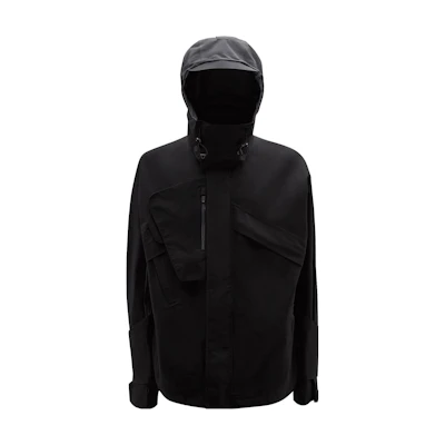 Alexander McQueen FW22 Black Solid Zip-Up Hoodie Jacket 638410RQQ07-1000