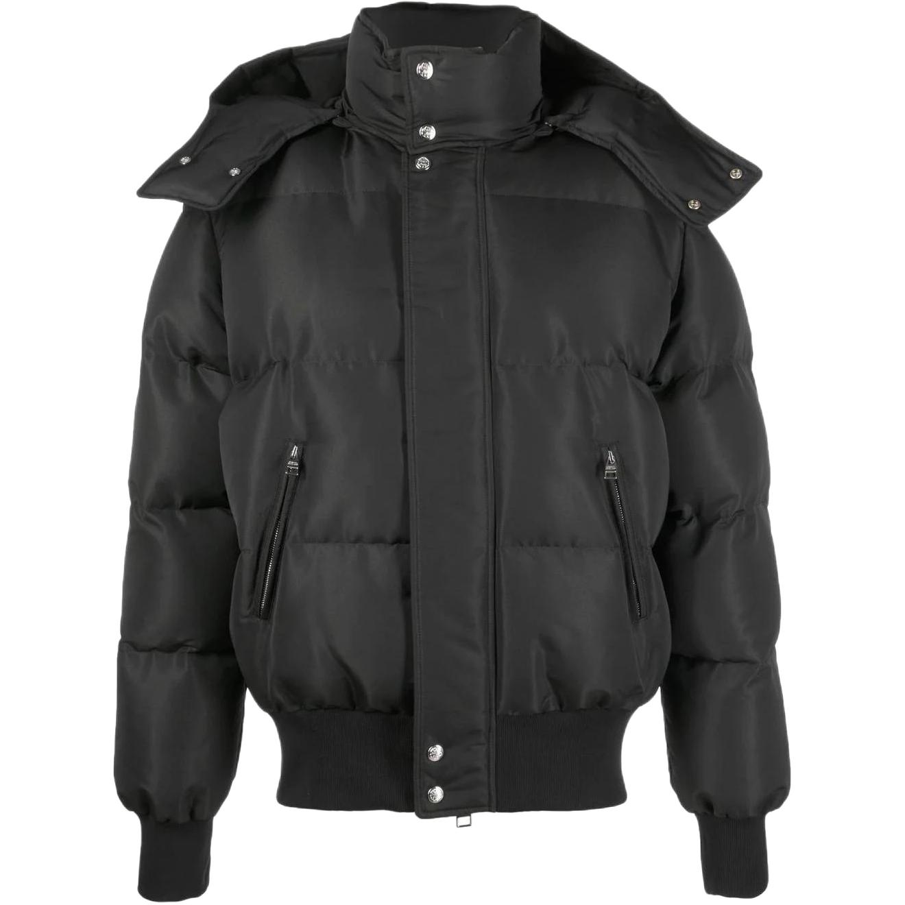 Alexander McQueen FW22 Graffiti Logo Puffer Jacket Black 705144QTZ190901