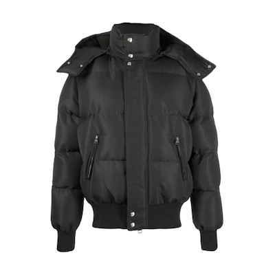 Alexander McQueen FW22 Graffiti Logo Puffer Jacket Black 705144QTZ190901