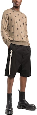 Alexander McQueen FW22 提花骷髏羊毛毛衣 棕色 603247-Q1ALQ-2074 Lookbook Alexander McQueen FW22 提花骷髏羊毛毛衣 棕色 603247-Q1ALQ-2074