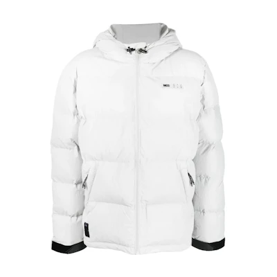 Alexander McQueen FW22 Label Puffer Hooded Jacket Men’s Grey 695934-RRA17-8002