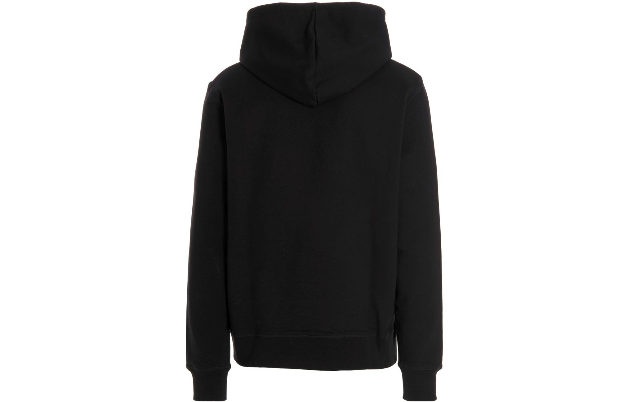 Lookbook Alexander McQueen FW22 Hoodie Hitam Cetak Huruf Sweatshirt. 688715-QTZ81-0901