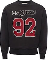Alexander McQueen FW22 Logo Digital Sweatshirt Black 727305-QUX16-1052 Alexander McQueen FW22 Logo Digital Sweatshirt Black 727305-QUX16-1052