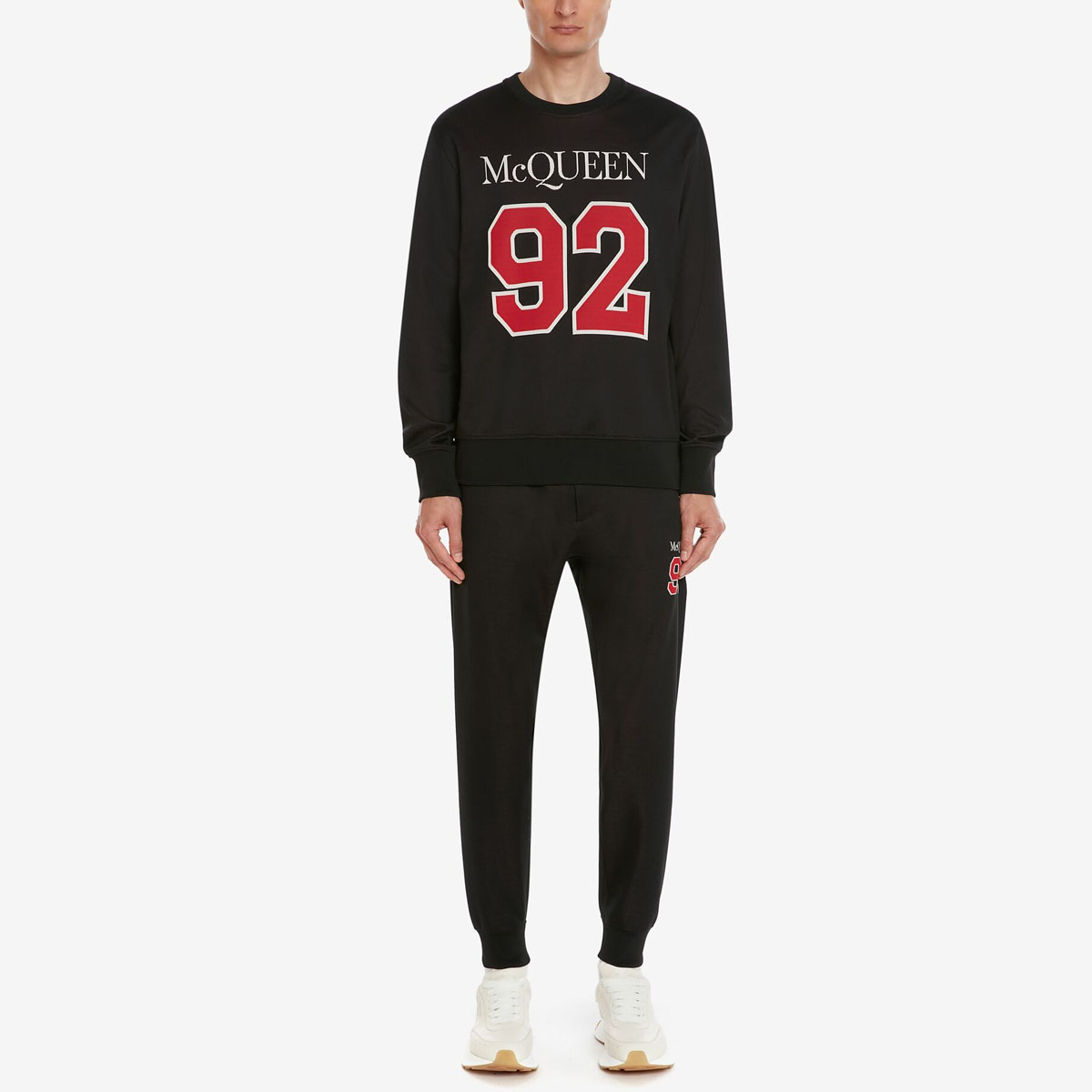 Lookbook Alexander McQueen FW22 Logo Digital Sweatshirt  Black 727305-QUX16-1052