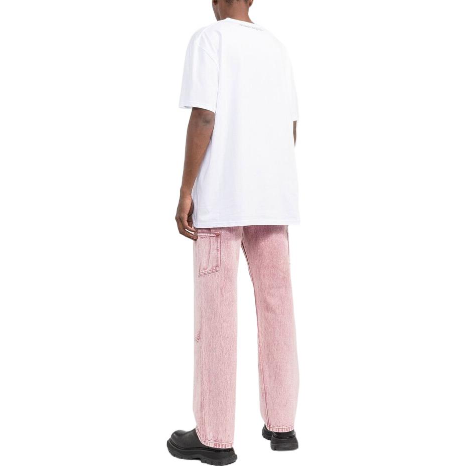 Alexander McQueen FW22 Logo Graphic Crewneck T-Shirt White 711069QTZ420900 圖 4