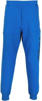 Alexander McQueen FW22 Seluar Jogger Logo Lelaki Biru Diraja. 688714-QTZ81-0923 Buy Alexander McQueen FW22 Seluar Jogger Logo Lelaki Biru Diraja. 688714-QTZ81-0923