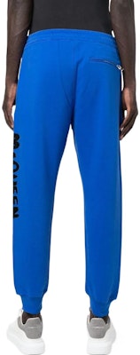 Alexander McQueen FW22 Seluar Jogger Logo Lelaki Biru Diraja. 688714-QTZ81-0923 Shop Alexander McQueen FW22 Seluar Jogger Logo Lelaki Biru Diraja. 688714-QTZ81-0923
