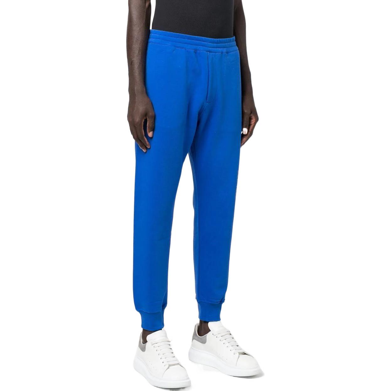 Purchase Alexander McQueen FW22 Seluar Jogger Logo Lelaki Biru Diraja. 688714-QTZ81-0923