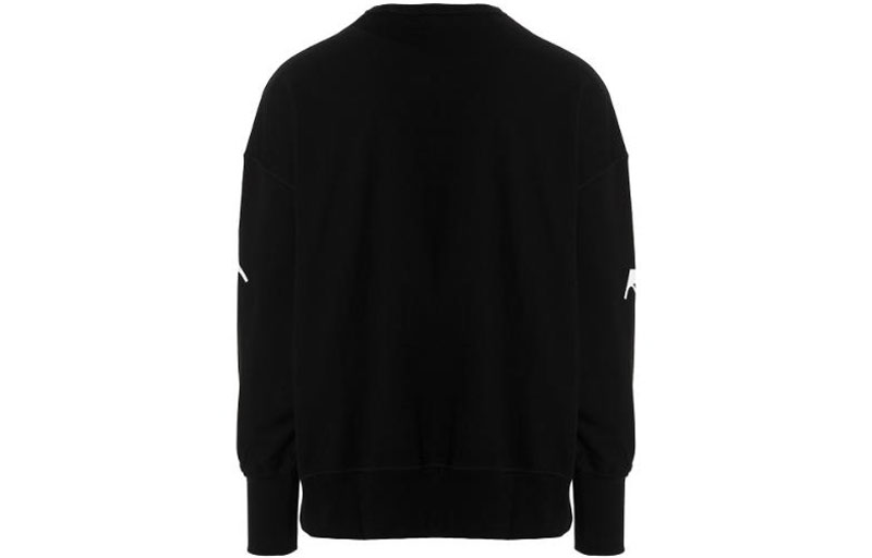 Lookbook 알렉산더 맥퀸 FW22 로고 프린트 오버사이즈 블랙 긴팔 스웨트셔츠 남성용 705002-QTZ14-0901