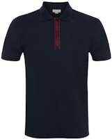 Alexander McQueen FW22 Logo Print Short Sleeve Polo Shirt 642660-QTX77-0913 Alexander McQueen FW22 Logo Print Short Sleeve Polo Shirt 642660-QTX77-0913