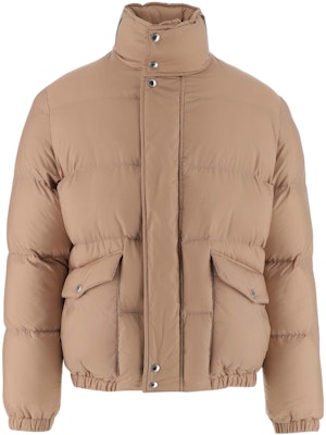Alexander McQueen FW22 Logo Printed Padded Jacket Brown 659318-QTR30-9566 Order Alexander McQueen FW22 Logo Printed Padded Jacket Brown 659318-QTR30-9566