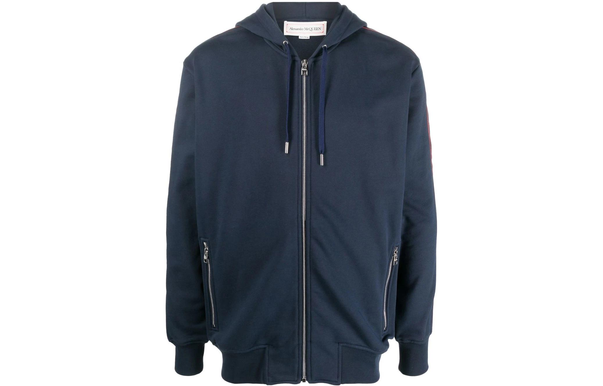 Order 亞歷山大·麥昆 FW22  logo拉鍊衛衣 藍色夾克 654794-QTX75-0913