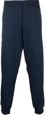 알렉산더 맥퀸 FW22 로고 트림 네이비 조거 스웻팬츠 705012-QTX75-0913 Buy 알렉산더 맥퀸 FW22 로고 트림 네이비 조거 스웻팬츠 705012-QTX75-0913