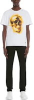 Lookbook Alexander McQueen FW22 骷髏圖案男士白色寬鬆短袖T恤 710938-QTZ33-0900