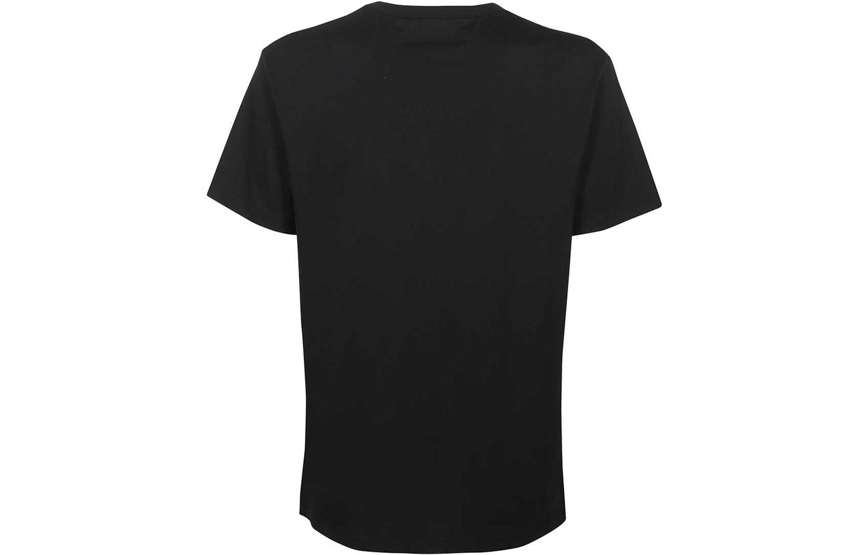 Alexander McQueen FW22 Skull Logo Print Black Crewneck T-Shirt for Men 711173-QTZ46-0901 圖 3