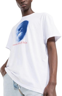 Alexander McQueen Kaos Skull Print Lengan Pendek Putih Pria FW22. 704967-QTZ02-0900 Purchase Alexander McQueen Kaos Skull Print Lengan Pendek Putih Pria FW22. 704967-QTZ02-0900