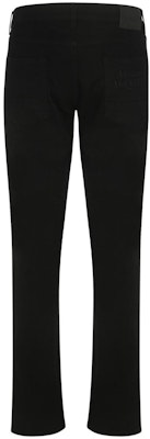 Alexander McQueen FW22 Jeans Slim Fit de Talle Alto Negro Pantalones Casuales. 683031-QTY49-1000 Lookbook Alexander McQueen FW22 Jeans Slim Fit de Talle Alto Negro Pantalones Casuales. 683031-QTY49-1000