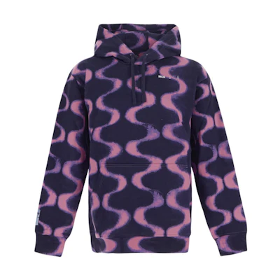 Alexander McQueen FW22 Striped Pattern Purple Long Sleeve Sweatshirt Men 624727-RTT38-4003