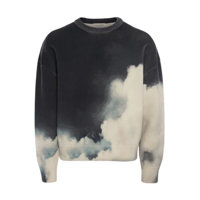 Alexander McQueen FW22 Tie-Dye Crewneck Sweatshirt Multicolor 705945Q1XEG4226