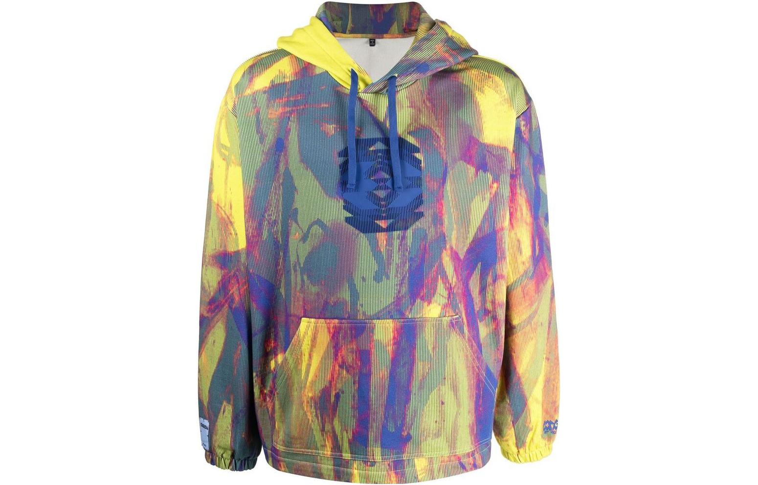 Alexander McQueen FW22 Tie-Dye Print Hoodie Men’s Multicolor 701800-RTT08-4019