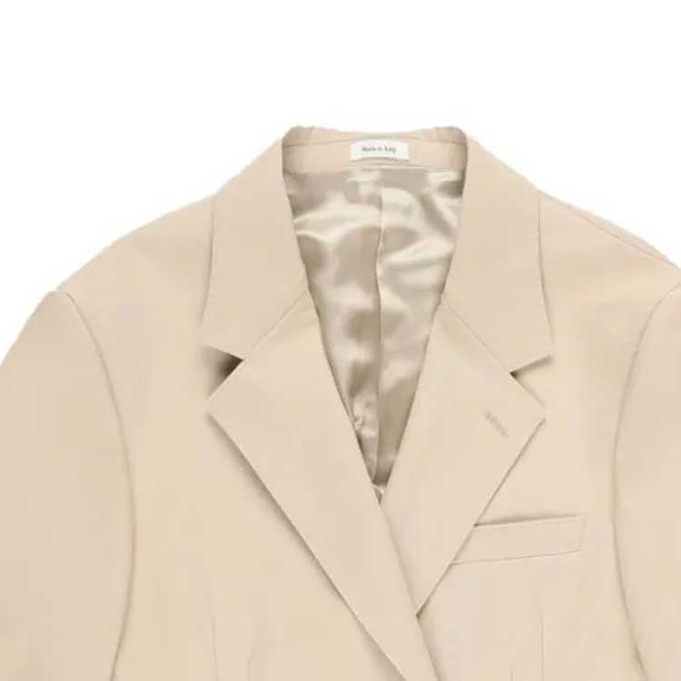 Purchase Alexander McQueen FW23 米色單排扣休閒西裝外套. 750559-QVS03-9507