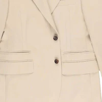 Sizing Alexander McQueen FW23 米色單排扣休閒西裝外套. 750559-QVS03-9507