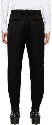 Alexander McQueen Pantalones Negros Slim-Fit Tapered Casual FW23. 774187-QSAAN-1000 Shop Alexander McQueen Pantalones Negros Slim-Fit Tapered Casual FW23. 774187-QSAAN-1000