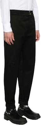Alexander McQueen Pantalones Negros Slim-Fit Tapered Casual FW23. 774187-QSAAN-1000 Purchase Alexander McQueen Pantalones Negros Slim-Fit Tapered Casual FW23. 774187-QSAAN-1000