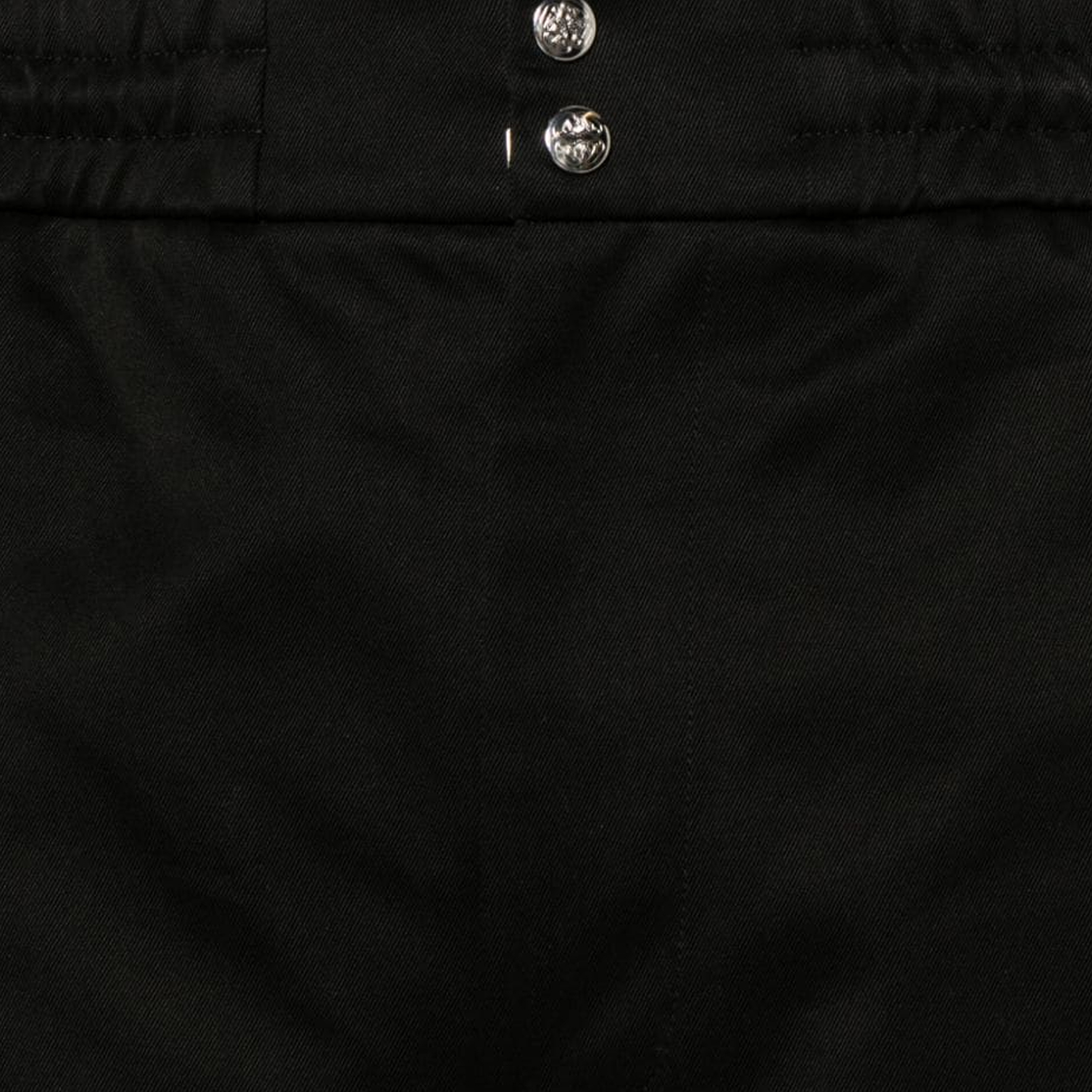 Sizing Alexander McQueen Pantalones Negros Slim-Fit Tapered Casual FW23. 774187-QSAAN-1000