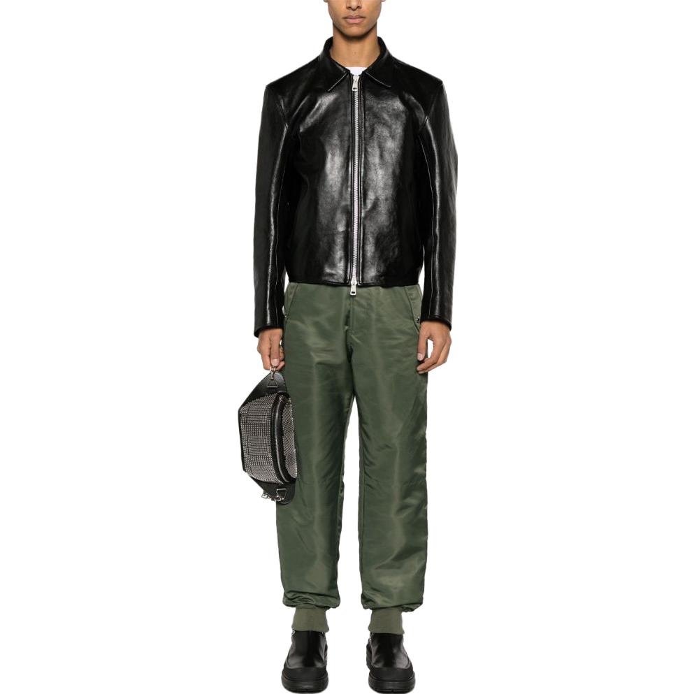 Lookbook アレキサンダー・マックイーン FW23 グリーン ルーズフィット ジョガーパンツ. 774185-QRAAK-3360