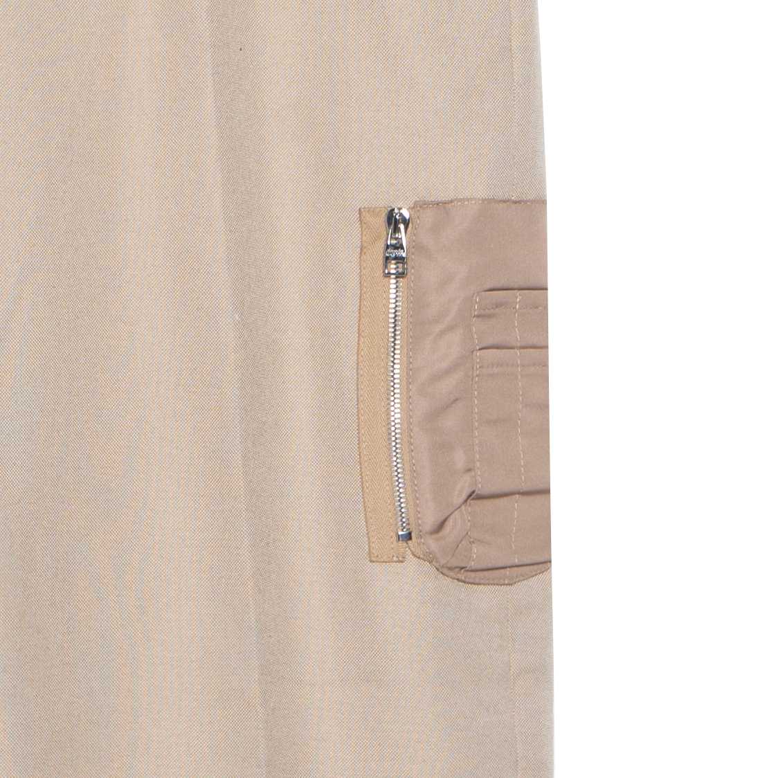 Purchase アレキサンダー・マックイーン FW23 カーキ ストレートレッグ ポケット付きパンツ 698542-QTS57-9503