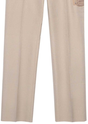 アレキサンダー・マックイーン FW23 カーキ ストレートレッグ ポケット付きパンツ 698542-QTS57-9503 Cheap アレキサンダー・マックイーン FW23 カーキ ストレートレッグ ポケット付きパンツ 698542-QTS57-9503