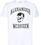 Order Alexander McQueen FW23 Baju T-Shirt Putih Longgar Logo Skull Crewneck. 759442-QTAAW-0909