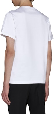 Alexander McQueen FW23 Baju T-Shirt Putih Longgar Logo Skull Crewneck. 759442-QTAAW-0909 Shop Alexander McQueen FW23 Baju T-Shirt Putih Longgar Logo Skull Crewneck. 759442-QTAAW-0909