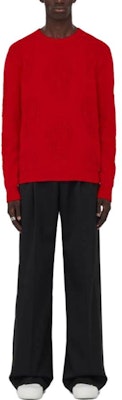 Alexander McQueen FW23 猩猩印花紅色長袖毛衣 775862-Q1A71-6042 Lookbook Alexander McQueen FW23 猩猩印花紅色長袖毛衣 775862-Q1A71-6042