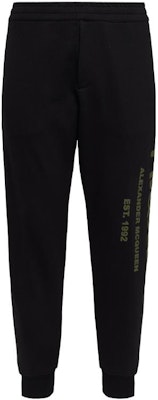 Alexander McQueen 2023塗鴉運動針織長褲 男 黑色 688714-QTAAB-0519 Order Alexander McQueen 2023塗鴉運動針織長褲 男 黑色 688714-QTAAB-0519