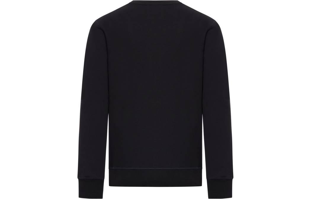 Lookbook 알렉산더 맥퀸 FW23 레터 프린트 크루넥 스웨트셔츠 블랙 688713-QTAAB-0519