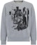 Order Alexander McQueen FW23 Patchwork Graphic Pullover Sweatshirt Abu-Abu Pria 752041-QVZ19-0902