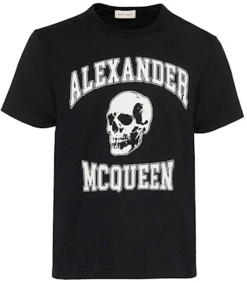 Alexander McQueen FW23 Skull Letter Print Black T-Shirt . 759442QVZ290901 Order Alexander McQueen FW23 Skull Letter Print Black T-Shirt . 759442QVZ290901