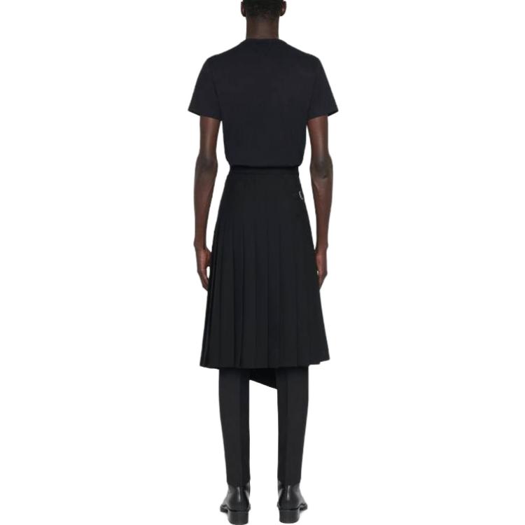 Alexander McQueen FW23 Skull Letter Print Black T-Shirt . 759442QVZ290901 圖 5