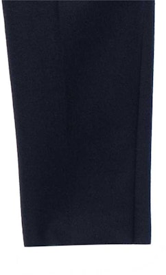 アレキサンダー マックイーン FW23 ソリッド プリーツ ミッドライズ ストレートパンツ ネイビーブルー メンズ 601460-QSR16-1010 Purchase アレキサンダー マックイーン FW23 ソリッド プリーツ ミッドライズ ストレートパンツ ネイビーブルー メンズ 601460-QSR16-1010