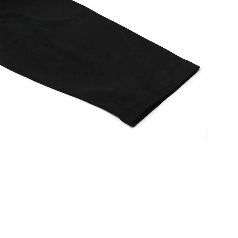 Purchase Alexander McQueen 骷髏印花寬鬆版長袖T恤 黑色 794576-QTABM-0528