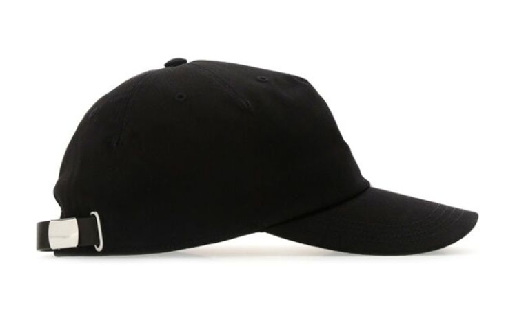 Lookbook 알렉산더 맥퀸 가바딘 코튼 유니섹스 블랙 야구 모자 6328964105Q-1078